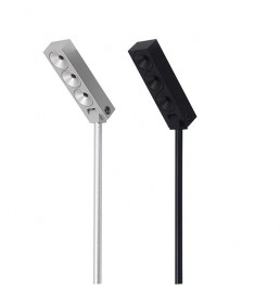 LED stem light for showcases