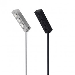 LED stem light for showcases
