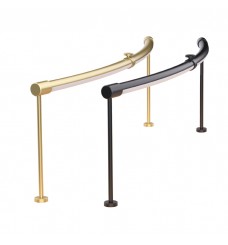 Curved LED lights for jewelry showcase