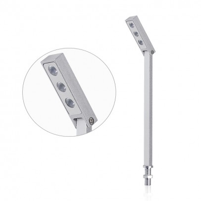 LED stem light for showcases